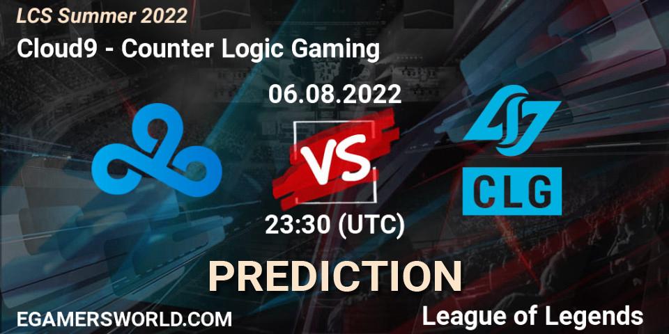 Cloud9 - Counter Logic Gaming: ennuste. 06.08.22, LoL, LCS Summer 2022