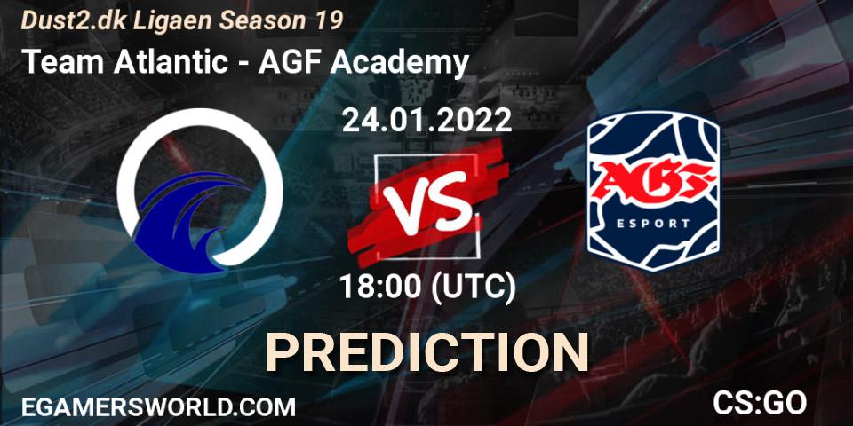 Team Atlantic - AGF Academy: ennuste. 25.01.2022 at 19:00, Counter-Strike (CS2), Dust2.dk Ligaen Season 19