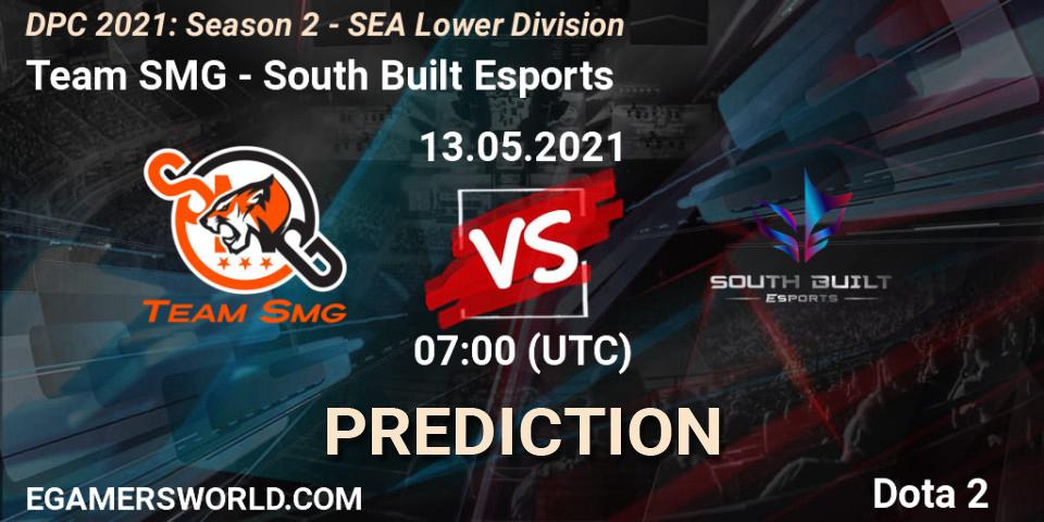 Team SMG - South Built Esports: ennuste. 13.05.2021 at 06:20, Dota 2, DPC 2021: Season 2 - SEA Lower Division