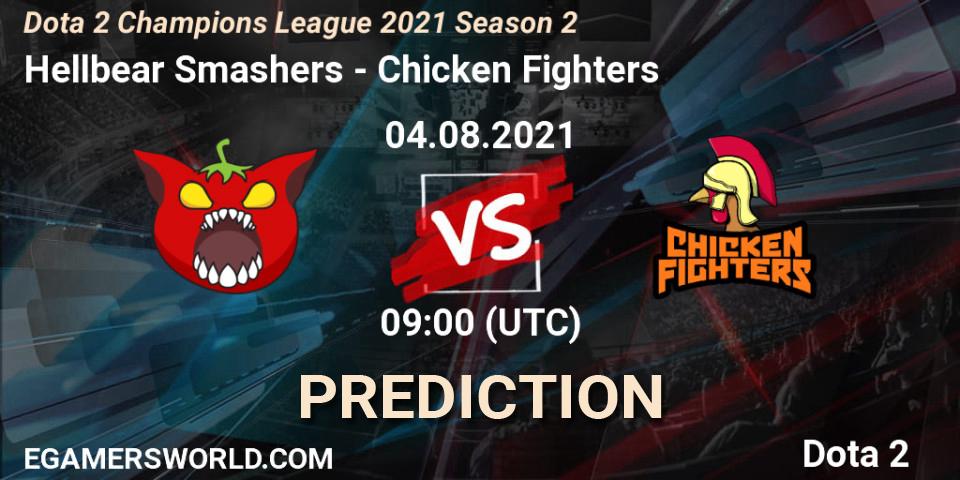Hellbear Smashers - Chicken Fighters: ennuste. 04.08.2021 at 09:02, Dota 2, Dota 2 Champions League 2021 Season 2