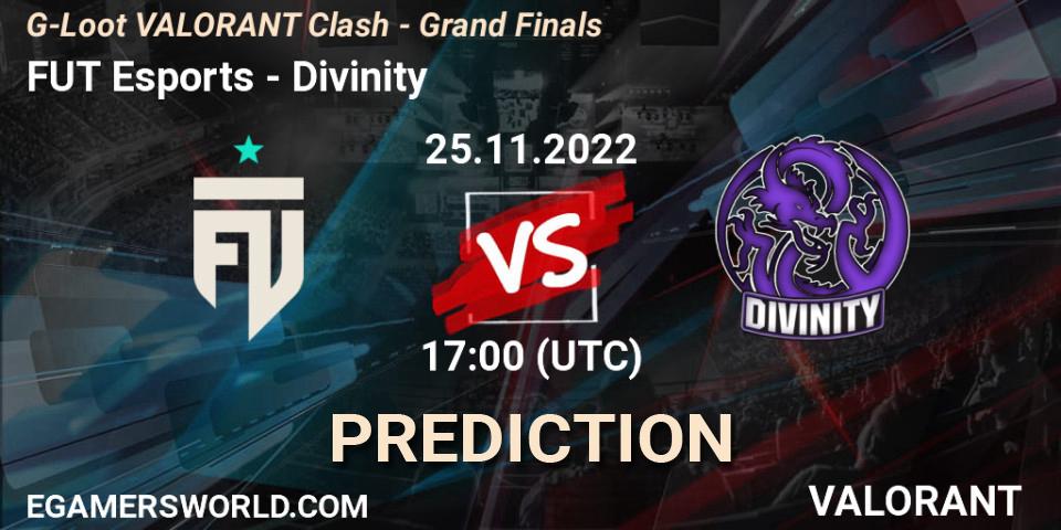 FUT Esports - Divinity: ennuste. 25.11.22, VALORANT, G-Loot VALORANT Clash - Grand Finals