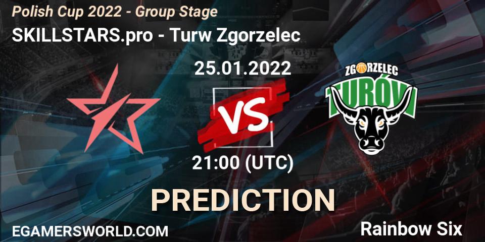 SKILLSTARS.pro - Turów Zgorzelec: ennuste. 25.01.2022 at 21:00, Rainbow Six, Polish Cup 2022 - Group Stage