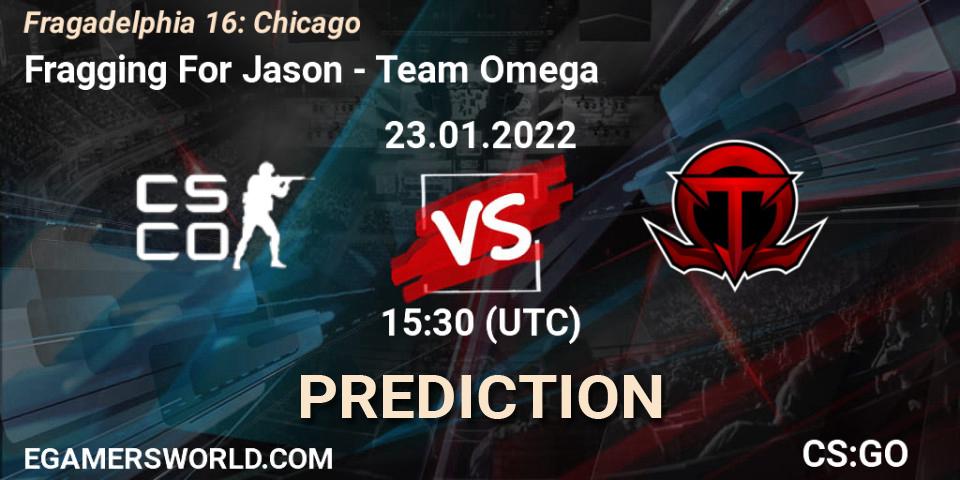 Fragging For Jason - Omega: ennuste. 23.01.2022 at 15:30, Counter-Strike (CS2), Fragadelphia 16: Chicago