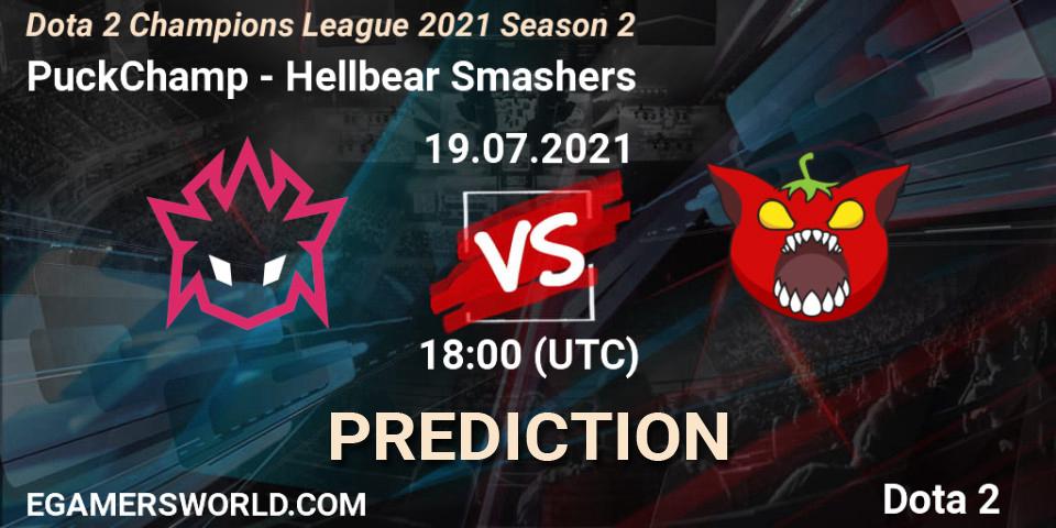PuckChamp - Hellbear Smashers: ennuste. 19.07.2021 at 17:58, Dota 2, Dota 2 Champions League 2021 Season 2