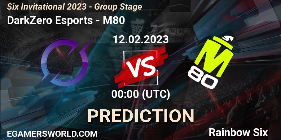 DarkZero Esports - M80: ennuste. 12.02.2023 at 00:15, Rainbow Six, Six Invitational 2023 - Group Stage