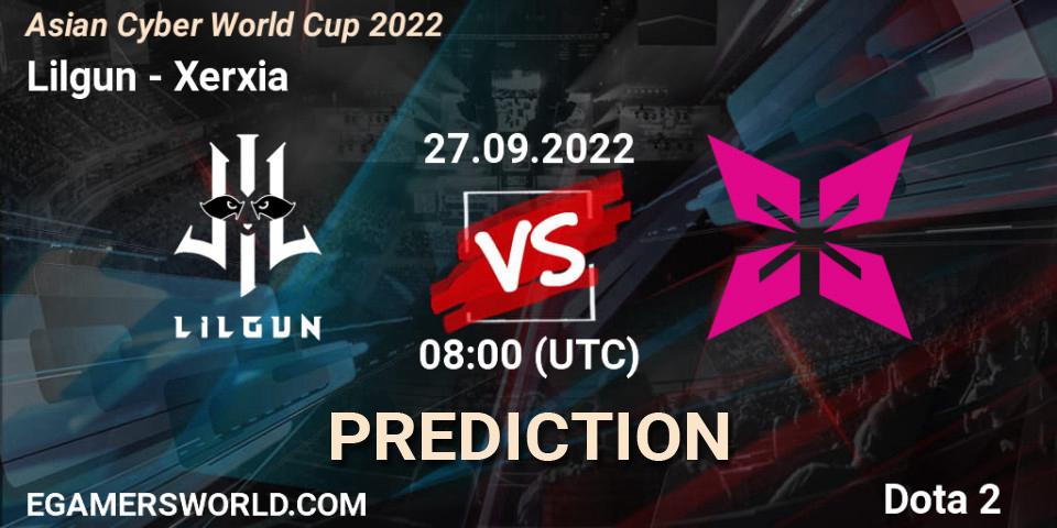 Positive Vibes - Xerxia: ennuste. 27.09.2022 at 06:00, Dota 2, Asian Cyber World Cup 2022
