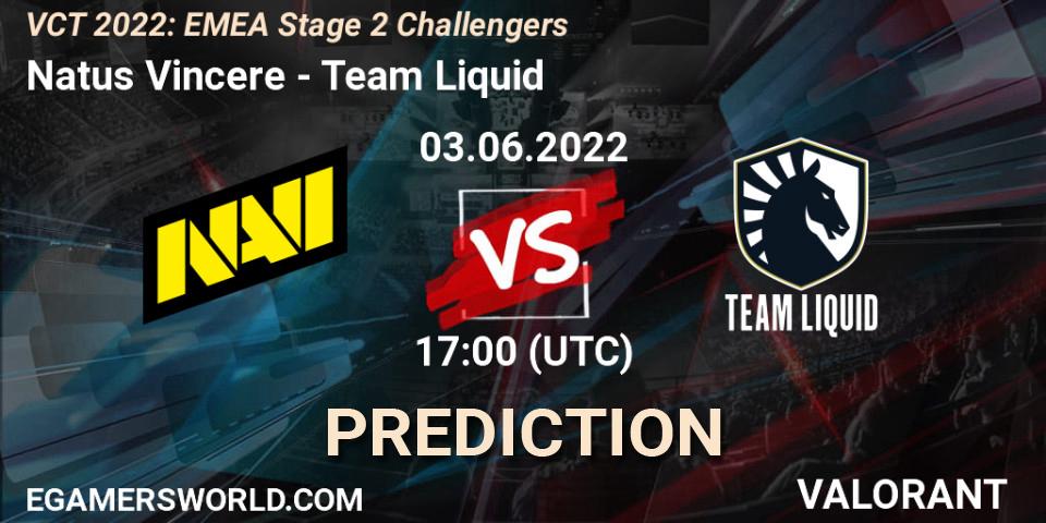 Natus Vincere - Team Liquid: ennuste. 03.06.22, VALORANT, VCT 2022: EMEA Stage 2 Challengers