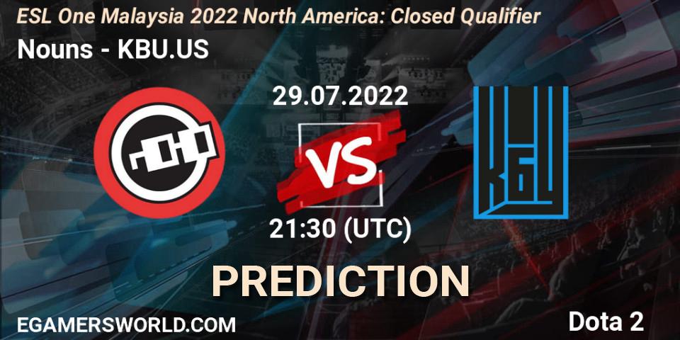 Nouns - KBU.US: ennuste. 29.07.2022 at 21:34, Dota 2, ESL One Malaysia 2022 North America: Closed Qualifier