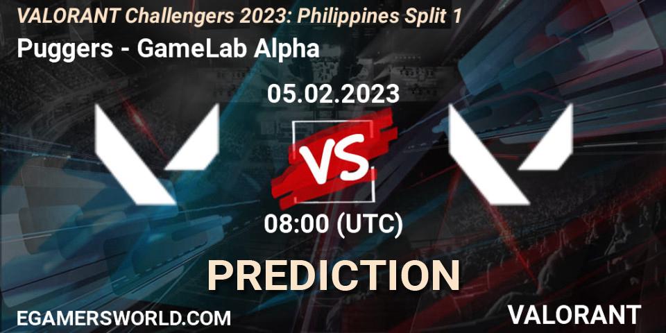 Puggers - GameLab Alpha: ennuste. 05.02.23, VALORANT, VALORANT Challengers 2023: Philippines Split 1