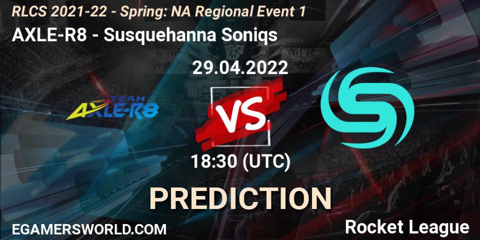 AXLE-R8 - Susquehanna Soniqs: ennuste. 29.04.22, Rocket League, RLCS 2021-22 - Spring: NA Regional Event 1