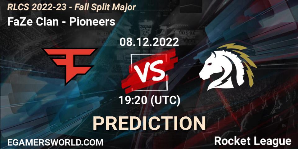 FaZe Clan - Pioneers: ennuste. 08.12.22, Rocket League, RLCS 2022-23 - Fall Split Major