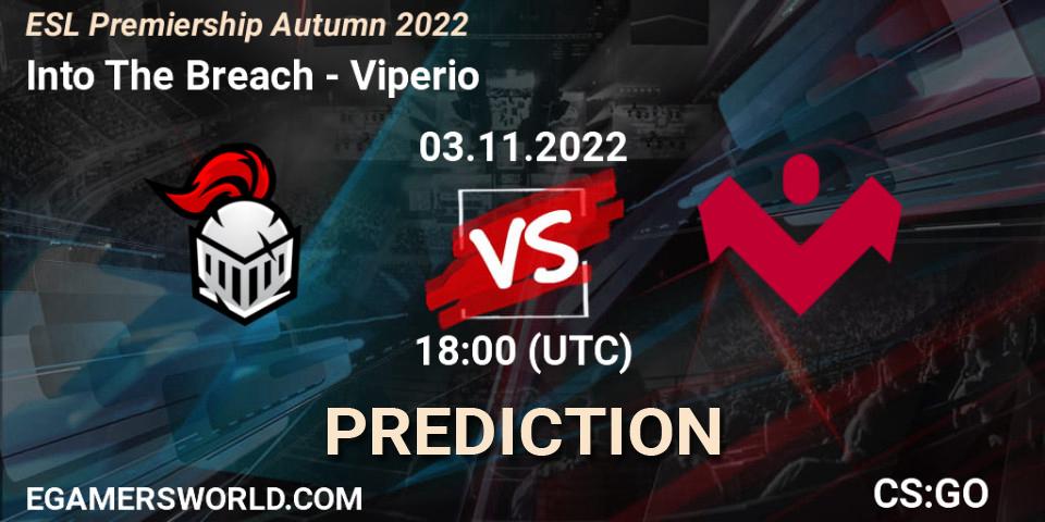 Into The Breach - Viperio: ennuste. 03.11.22, CS2 (CS:GO), ESL Premiership Autumn 2022