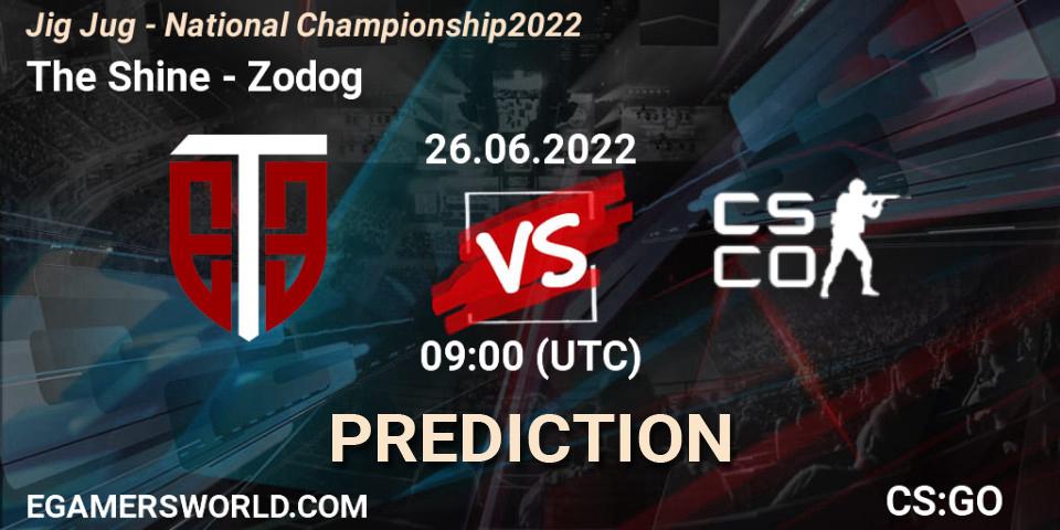 The Shine - Zodog: ennuste. 26.06.2022 at 09:00, Counter-Strike (CS2), Jig Jug - National Championship 2022