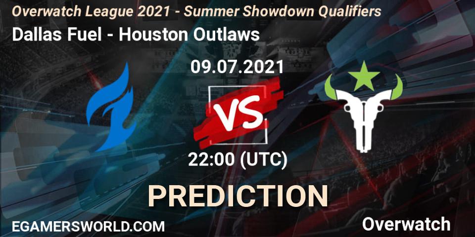 Dallas Fuel - Houston Outlaws: ennuste. 09.07.21, Overwatch, Overwatch League 2021 - Summer Showdown Qualifiers