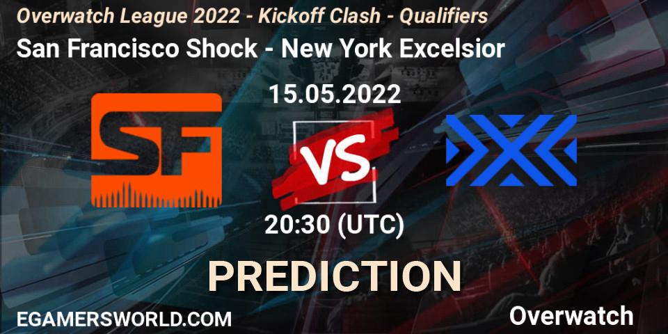 San Francisco Shock - New York Excelsior: ennuste. 15.05.22, Overwatch, Overwatch League 2022 - Kickoff Clash - Qualifiers