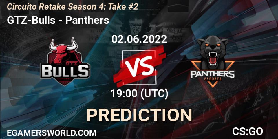 GTZ-Bulls - Panthers: ennuste. 02.06.2022 at 19:00, Counter-Strike (CS2), Circuito Retake Season 4: Take #2