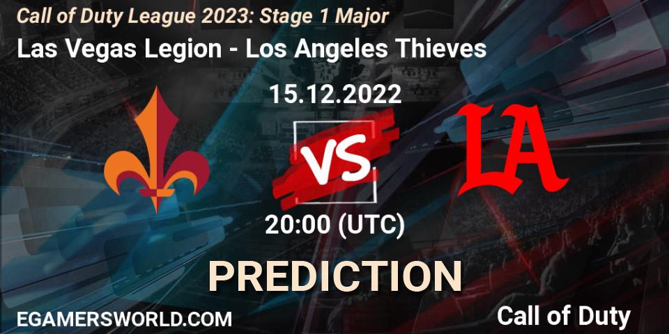 Las Vegas Legion - Los Angeles Thieves: ennuste. 15.12.2022 at 20:55, Call of Duty, Call of Duty League 2023: Stage 1 Major