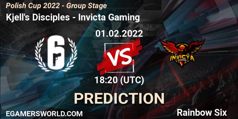 Kjell's Disciples - Invicta Gaming: ennuste. 01.02.2022 at 18:20, Rainbow Six, Polish Cup 2022 - Group Stage