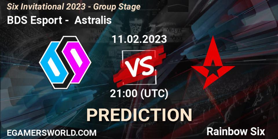 BDS Esport - Astralis: ennuste. 11.02.23, Rainbow Six, Six Invitational 2023 - Group Stage