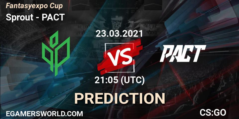 Sprout - PACT: ennuste. 23.03.2021 at 21:05, Counter-Strike (CS2), Fantasyexpo Cup Spring 2021