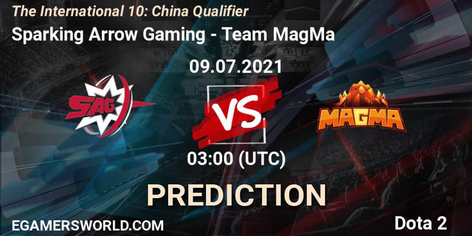 Sparking Arrow Gaming - Team MagMa: ennuste. 09.07.2021 at 03:01, Dota 2, The International 10: China Qualifier
