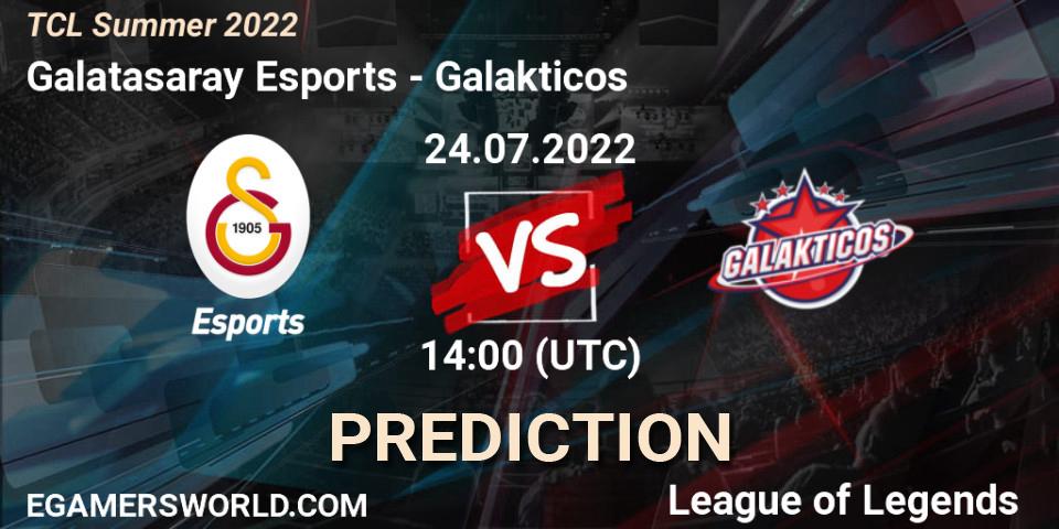 Galatasaray Esports - Galakticos: ennuste. 24.07.22, LoL, TCL Summer 2022
