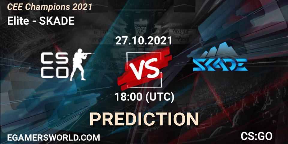 Elite - SKADE: ennuste. 27.10.2021 at 18:00, Counter-Strike (CS2), CEE Champions 2021