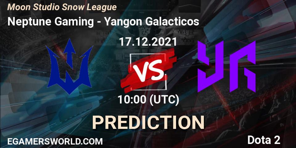 Neptune Gaming - Yangon Galacticos: ennuste. 17.12.2021 at 10:30, Dota 2, Moon Studio Snow League