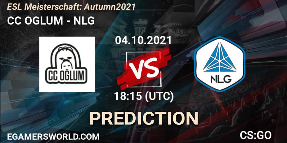 CC OGLUM - NLG: ennuste. 04.10.2021 at 18:15, Counter-Strike (CS2), ESL Meisterschaft: Autumn 2021