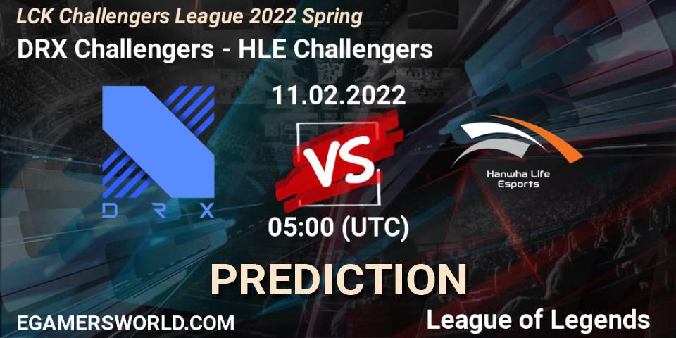 DRX Challengers - HLE Challengers: ennuste. 11.02.2022 at 05:00, LoL, LCK Challengers League 2022 Spring