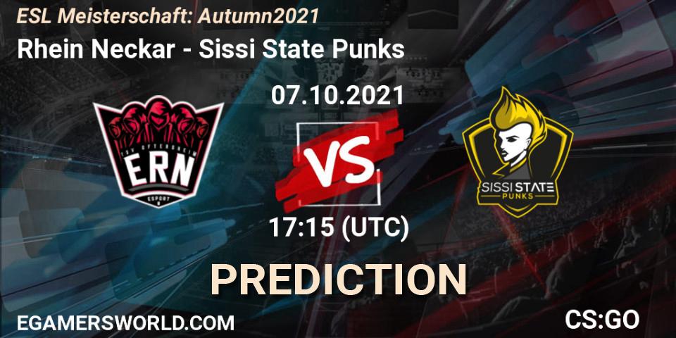 Rhein Neckar - Sissi State Punks: ennuste. 07.10.2021 at 17:15, Counter-Strike (CS2), ESL Meisterschaft: Autumn 2021
