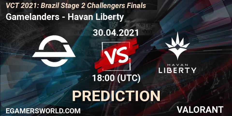 Gamelanders - Havan Liberty: ennuste. 30.04.2021 at 16:00, VALORANT, VCT 2021: Brazil Stage 2 Challengers Finals