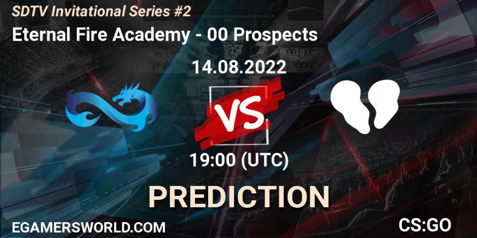 Eternal Fire Academy - 00 Prospects: ennuste. 14.08.2022 at 19:00, Counter-Strike (CS2), SDTV Invitational Series #2