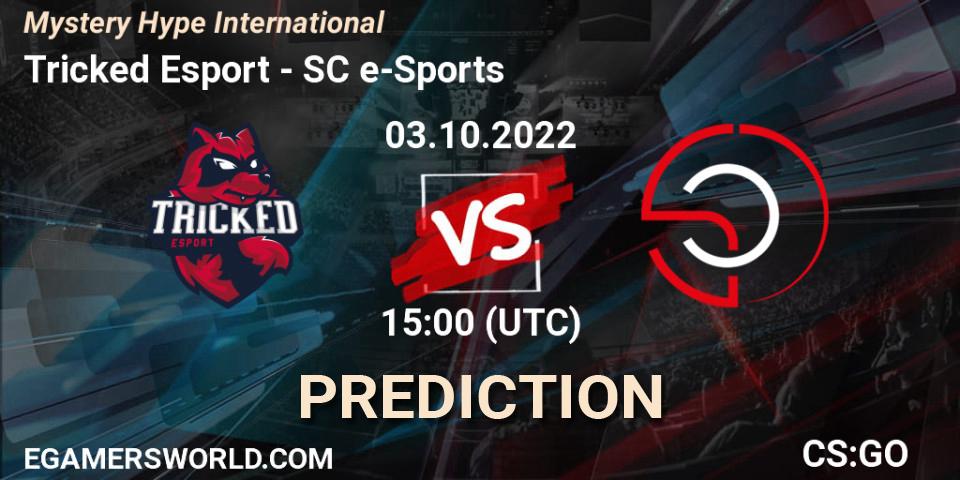 Tricked Esport - SC e-Sports: ennuste. 03.10.2022 at 15:00, Counter-Strike (CS2), Mystery Hype International