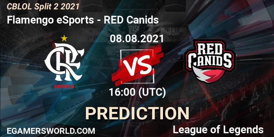 Flamengo eSports - RED Canids: ennuste. 08.08.2021 at 16:00, LoL, CBLOL Split 2 2021