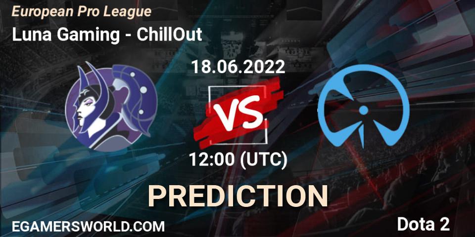 Luna Gaming - ChillOut: ennuste. 18.06.2022 at 12:06, Dota 2, European Pro League