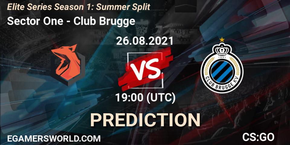 Sector One - Club Brugge: ennuste. 26.08.2021 at 19:00, Counter-Strike (CS2), Elite Series Season 1: Summer Split