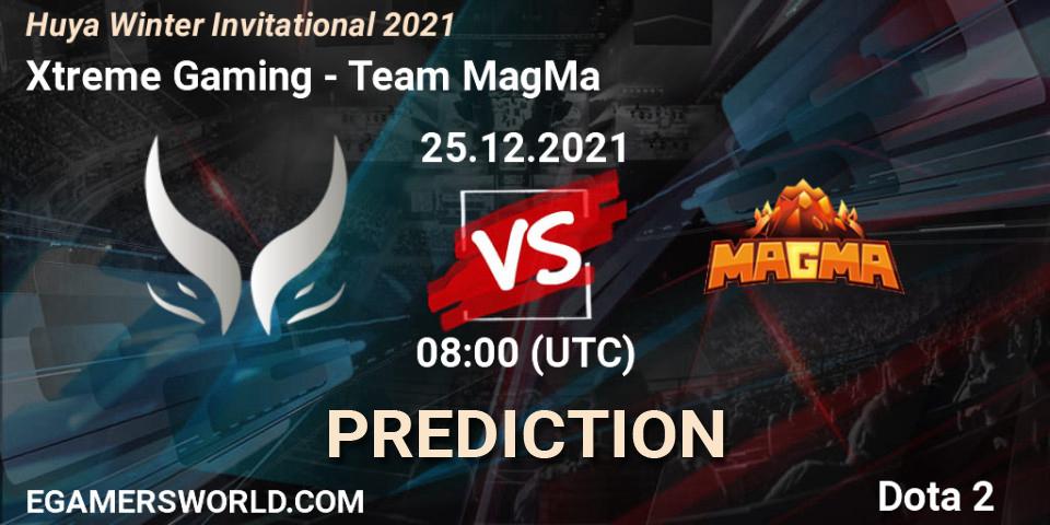 Xtreme Gaming - Team MagMa: ennuste. 25.12.2021 at 08:20, Dota 2, Huya Winter Invitational 2021