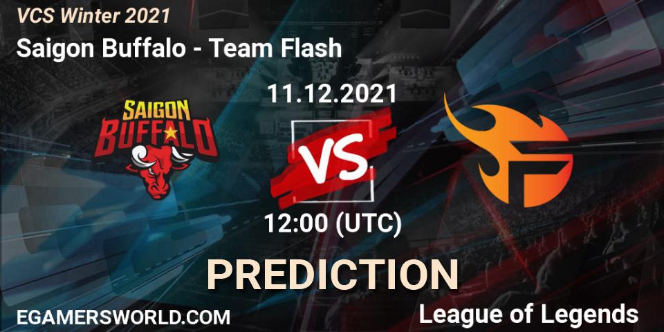 Saigon Buffalo - Team Flash: ennuste. 11.12.2021 at 12:00, LoL, VCS Winter 2021