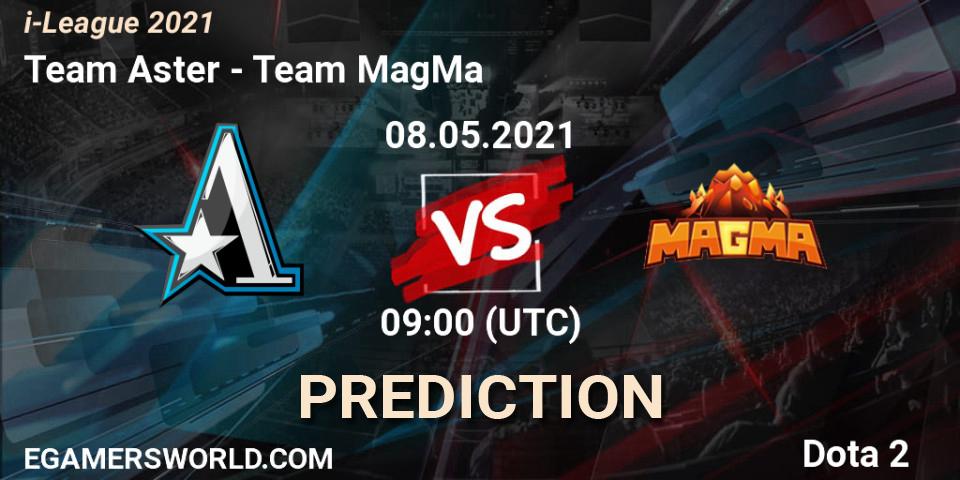 Team Aster - Team MagMa: ennuste. 08.05.2021 at 08:05, Dota 2, i-League 2021 Season 1