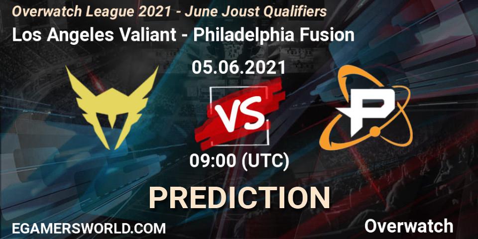 Los Angeles Valiant - Philadelphia Fusion: ennuste. 05.06.21, Overwatch, Overwatch League 2021 - June Joust Qualifiers