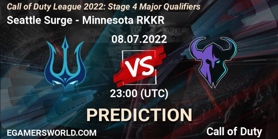 Seattle Surge - Minnesota RØKKR: ennuste. 08.07.2022 at 23:00, Call of Duty, Call of Duty League 2022: Stage 4