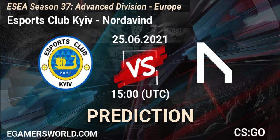 Esports Club Kyiv - Nordavind: ennuste. 25.06.21, CS2 (CS:GO), ESEA Season 37: Advanced Division - Europe