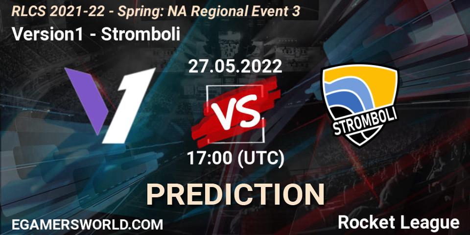 Version1 - Stromboli: ennuste. 27.05.2022 at 17:00, Rocket League, RLCS 2021-22 - Spring: NA Regional Event 3