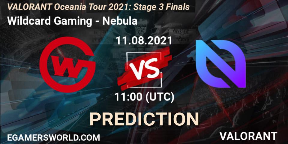 Wildcard Gaming - Nebula: ennuste. 11.08.2021 at 11:00, VALORANT, VALORANT Oceania Tour 2021: Stage 3 Finals