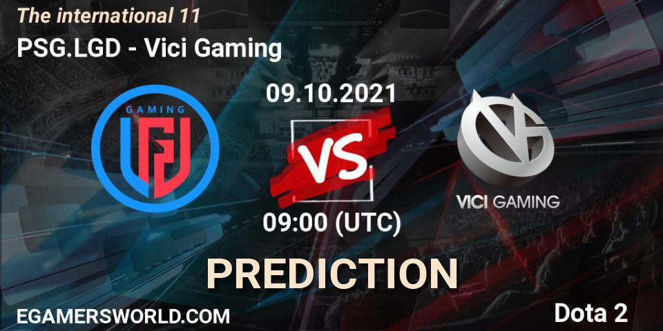 PSG.LGD - Vici Gaming: ennuste. 09.10.2021 at 09:00, Dota 2, The Internationa 2021