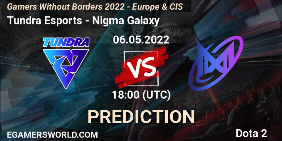 Tundra Esports - Nigma Galaxy: ennuste. 06.05.2022 at 18:51, Dota 2, Gamers Without Borders 2022 - Europe & CIS