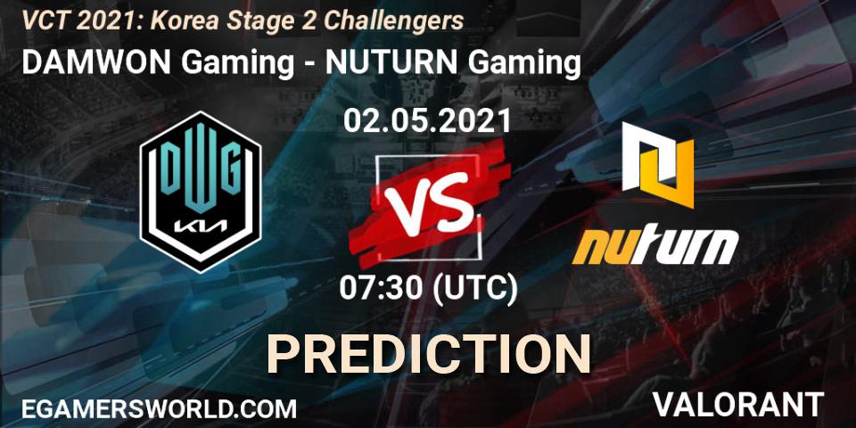 DAMWON Gaming - NUTURN Gaming: ennuste. 02.05.2021 at 07:30, VALORANT, VCT 2021: Korea Stage 2 Challengers