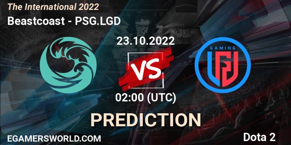 Beastcoast - PSG.LGD: ennuste. 23.10.2022 at 02:04, Dota 2, The International 2022