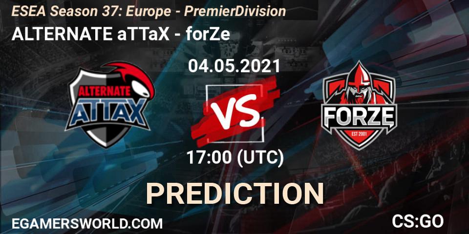 ALTERNATE aTTaX - forZe: ennuste. 16.06.2021 at 17:00, Counter-Strike (CS2), ESEA Season 37: Europe - Premier Division